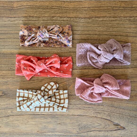 natty bratty Other - Natty Bratty Baby Bow Headband Bundle (5)